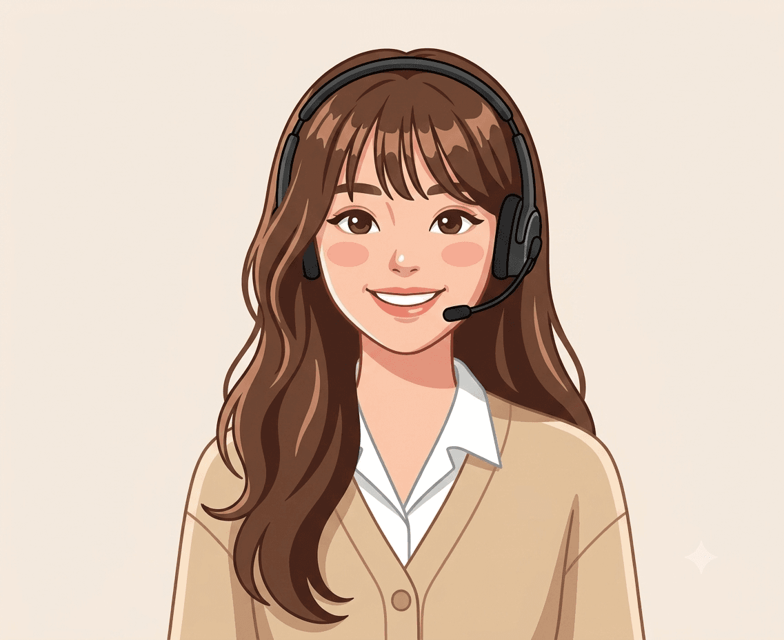 밝게 안내하는 투더픽 전문 상담원